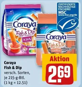 REWE Coraya Fish&Dip Angebot