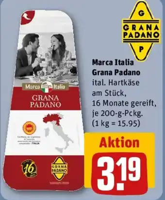 REWE Marca Italia Grana Padano Angebot