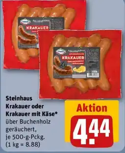 REWE Steinhaus Krakauer oder Krakauer mit Käse Angebot