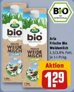 REWE Arla Frische Bio Weidemilch Angebot
