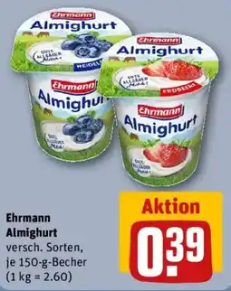 REWE Ehrmann Almighurt Angebot