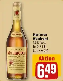 REWE Mariacron Weinbrand Angebot