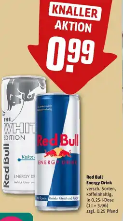REWE Red bull energy drink Angebot
