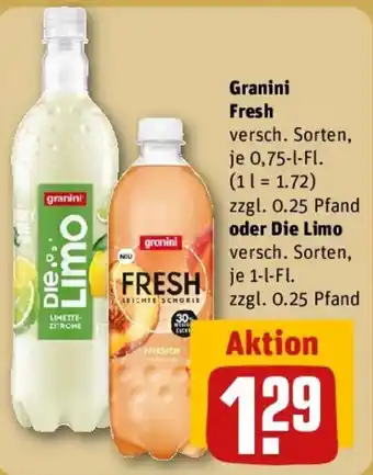 REWE Granini Fresh oder Die Limo Angebot
