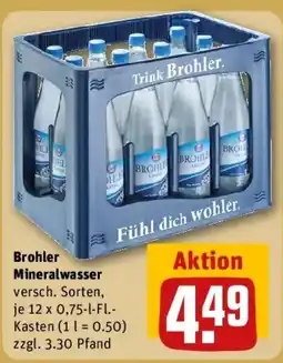 REWE Brohler Mineralwasser Angebot