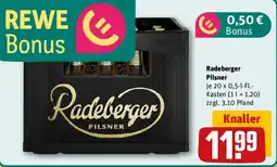 REWE Radeberger Pilsner Angebot