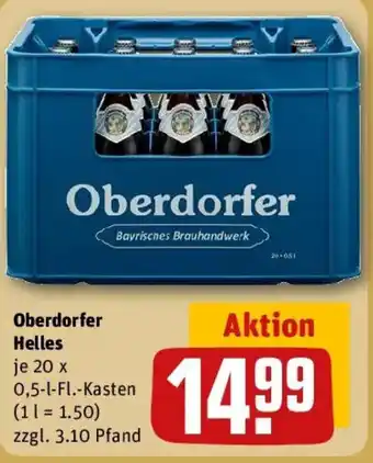 REWE Oberdorfer Helles Angebot