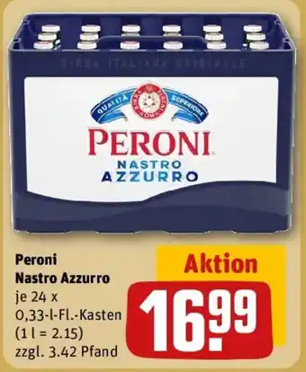 REWE Peroni Nastro Azzurro Angebot