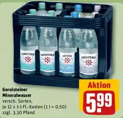 REWE Gerolsteiner Mineralwasser Angebot