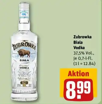 REWE Zubrowka biala vodka Angebot