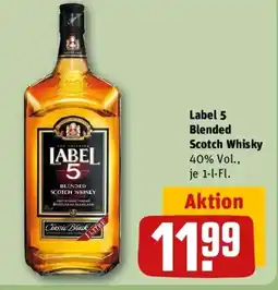 REWE Label 5 Blended Scotch Whisky Angebot