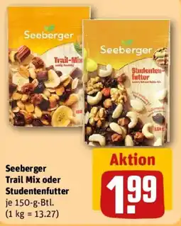 REWE Seeberger Trail Mix oder Studentenfutter Angebot