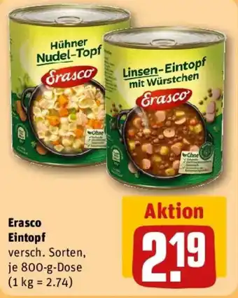 REWE Erasco Eintopf Angebot