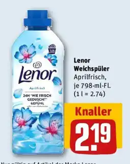 REWE Lenor Weichspüler Angebot