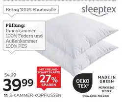XXXLutz Sleeptex 3-kammer-kopfkissen „ilu“ Angebot