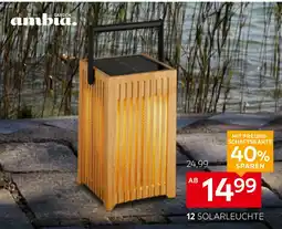 XXXLutz Ambia garden solarleuchte „santini“ Angebot