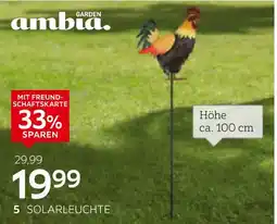 XXXLutz Ambia garden solarleuchte hahn Angebot