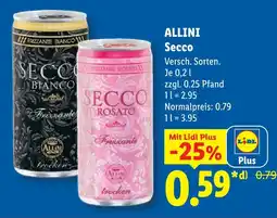 Lidl Allini secco bianco Angebot