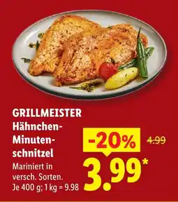 Lidl Grillmeister hähnchen-minuten-schnitzel Angebot