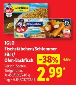 Lidl Iglo fischstäbchen Angebot