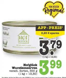 E-Center Hofglück wurstkonserven Angebot