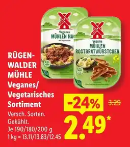 Lidl Rügenwalder mühle vegane mühlen hack Angebot