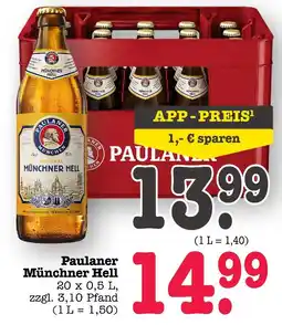 E-Center Paulaner münchner hell Angebot