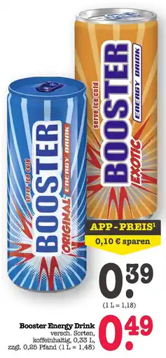 E-Center Booster original energy drink Angebot