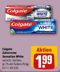 REWE Colgate Zahncreme Sensation White Angebot