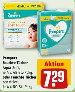 REWE Pampers Feuchte Tücher oder Feuchte Tücher Angebot