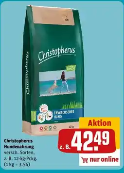 REWE Christopherus Hundenahrung Angebot