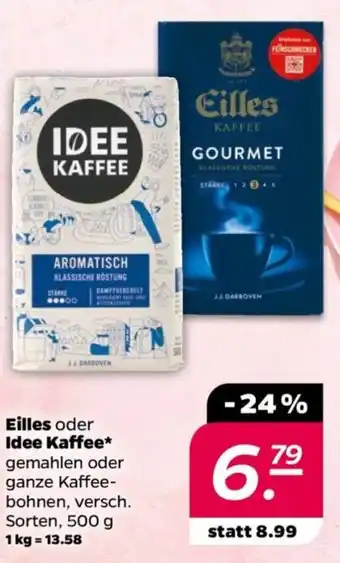 Netto Eilles oder Idee Kaffee Angebot