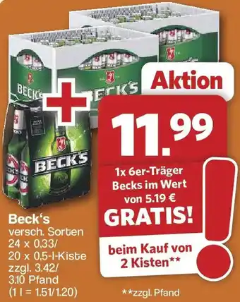 Famila Nord West Beck's Angebot