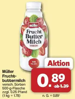 Famila Nord West Müller Fruchtbuttermilch Angebot
