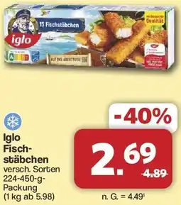 Famila Nord West Iglo Fischstäbchen Angebot