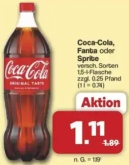 Famila Nord West Coca-Cola, Fanta oder Sprite Angebot