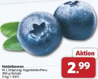 Famila Nord West Heidelbeeren Angebot
