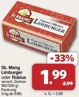 Famila Nord West St. Mang Limburger oder Rubius Angebot