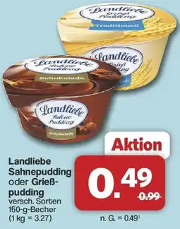 Famila Nord West Landliebe Sahnepudding oder Grießpudding Angebot