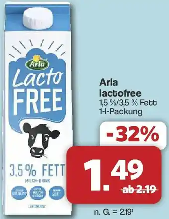 Famila Nord West Arla lactofree Angebot