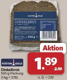 Famila Nord West KÜSTEN GOLD Dinkelbrot Angebot