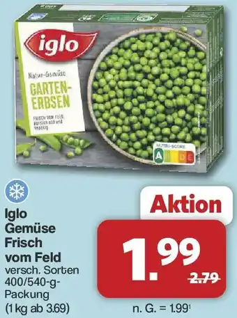 Famila Nord West Iglo Gemüse Frisch vom Feld Angebot