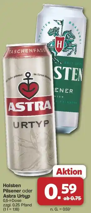Famila Nord West Holsten Pilsener oder Astra Urtyp Angebot