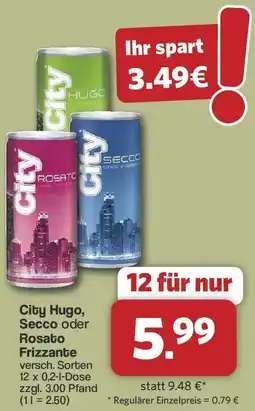Famila Nord West City Hugo, Secco oder Rosato Frizzante Angebot