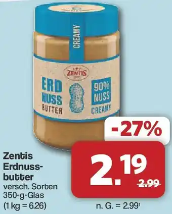 Famila Nord West Zentis Erdnussbutter Angebot