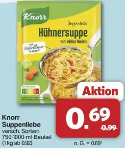 Famila Nord West Knorr Hühnersuppe Angebot
