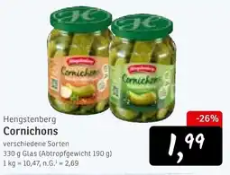 KONSUM Hengstenberg Cornichons Angebot