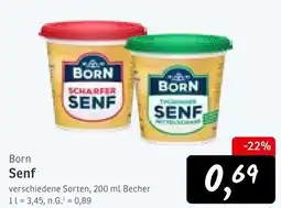 KONSUM Born Senf Angebot