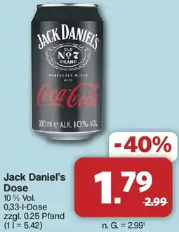 Famila Nord West Jack Daniel's Dose Angebot