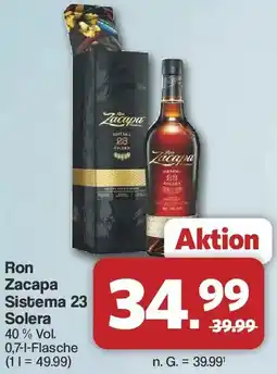Famila Nord West Ron Zacapa Sistema 23 Solera Angebot
